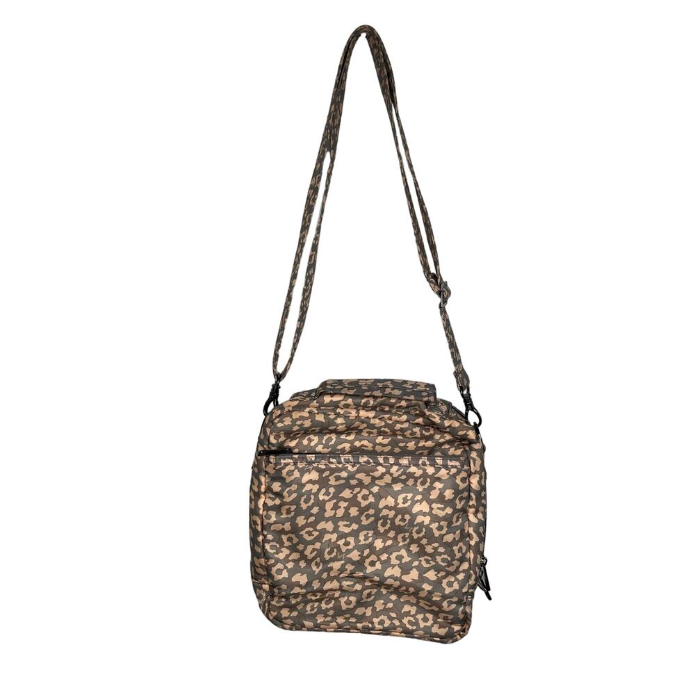 Lug Ranger Crossbody Tote Bag Pink Gray Brown Animal Print Adjustable Strap